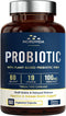 Probiotic 60 Billion CFU, 19 Strains with Organic Prebiotic, 60 Vegan Caps for Digestive & Immune Health