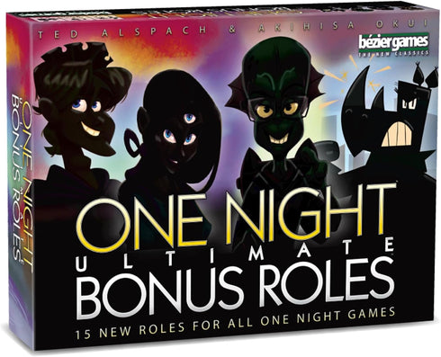 One Night Ultimate Bonus Roles, New Roles for One Night Ultimate Werewolf, Fun Party Game for Adults 14+