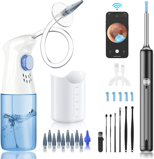 Ear Wax Removal Kit - Ear Cleaner with Camera - 1080HD Tool for Effective Cleaning of Ear Wax Build-Up