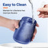 Bitvae C6 Portable Cordless Water Flosser for Teeth Cleaning, 6 Jet Tips, USB Rechargeable, IPX7 Waterproof, Midnight