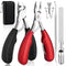 Modacraft Podiatrist Toenail Clippers, Professional Thick & Ingrown Toe Nail Clippers for Men Seniors, Nail Cutter Kit