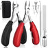 Modacraft Podiatrist Toenail Clippers, Professional Thick & Ingrown Toe Nail Clippers for Men Seniors, Nail Cutter Kit