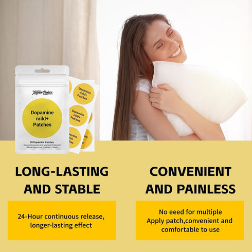 Xagnum Bolace (30 Dopamine Patches for Sustained Focus & Drive - Support Enthusiasm, Clarity & Balanced Energy Patches)