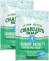 Charlie's Soap - Unscented Laundry Packets - Travel Size (2 Pack, 8