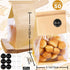 WKNGM 50PCS Bread,Sourdough,Cookie,Muffin,Bagels(5.1 3.9 11 Inches) Paper Bread Bags, Bread Bags for Homemade Bread