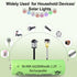Zsolarigt 2000mAh 1.2V 10 Packs Rechargeable Ni-MH AA Batteries Long Lasting for Remote Controls, Household Device