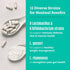 Prebiotics and Probiotics: Lactobacillus Gasseri, Rhamnosus, Plantarum, Casei, Bifidobacterium longum, lactis, infantis