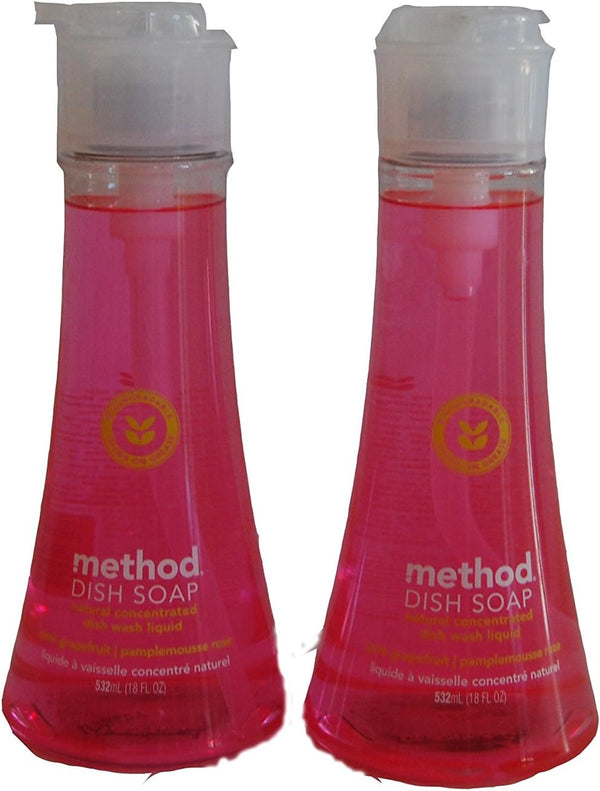 Method Dish Soap, Pink Grapefruit, 18 fl oz