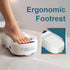 Salon Step 360 Pedi Polisher Hands-Free Foot Exfoliator for Shower or Dry Use, Waterproof Smoother with Spinning