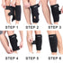 Calf Brace Shin 2 Pack - Compression Wrap Sleeve for Torn Calf Muscle Pain Relief, Adjustable Leg Support