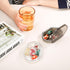 HENOROFEAR Organizer,7 Day Weekly Pill Compartments Travel Pill Dispenser,Small Pill Box for Pocket Purse Portable