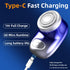 Mini Electric Shaver, Pocket Size for Men Women, Rechargeable Easy One-Button, Portable Waterproof Razor for Travel
