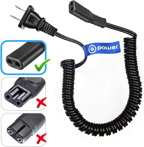 T POWER Charging Cord for Philips Norelco, Remington, Grundig, Braun, Eltron Shaver Power Lead Electric Shavers Cable,
