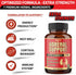 agobi 7in1 Adrenal Support Supplement - Concentrated Ashwagandha, Panax Ginseng, Rhodiola Rosea & More, 60 Capsules for