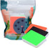 PULITO STATO Multi-Use Heavy Duty Color Scrub Sponge, Long Lasting Non-Scratch Cleaning, 3 Pack
