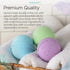 SpaRoom Soothe and Relax Handmade Natural Essential Oil Aromatherapy Bath Bombs, Set of 3, Lavender, Eucalyptus,
