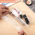 Transparent Makeup Bag, Medium Waterproof PVC Cosmetic Pouch, Clear Travel Organizer with Snap Closure
