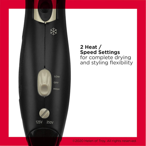 REVLON 1875W Compact Folding Handle Hair Dryer, Great for Travel