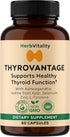 Thyroid Support Supplement with Iodine, Ashwagandha & Kelp Supports Energy, Metabolism &