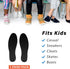 Kids Insoles - Carbon Fiber Insole for Children, Correct Walking Posture, Pain Relief for Plantar Fasciitis (1 Pair)