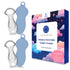 TONGUE SCRAPER FOR KIDS, Stainless Steel Cleaner, Dual Pack Convenience, Kid-Friendly Design, Blue