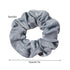 Silk Satin Scrunchies for Women, Big Hair Ties, No Crease Ponytail Holder, Soft Elastic Hair Bands, Blue