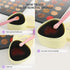 Docolor Makeup Brushes Cleaner Set, Solid Soap Cleanser with Color Removal Sponge, Vegan Makeup Brush Cleaner Mat