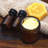 TUZAZO 12 Pack 4 Oz Amber Round Glass Jars, Empty Candle Making and Cosmetic Containers with Lids