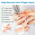2PCS Finger Splints, Finger Brace for Trigger Finger, Arthritis, Pain Relief for Index, Middle, Ring Finger (Beige)