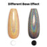 RARJSM Holographic Nail Polish - Shimmer Gold Gel Polish, Unicorn Effect Nail Art Colors, 7.5ML Curing Required