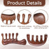 hinbkenla 2 Pcs Wooden Scalp Massager,Loc Comb,Loc Brush for Dreads,Massage Comb,Wooden Massage Comb,Natural Sandalwood