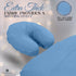 London Linens Premium Extra Thick 100% COTTON Flannel Massage Face Cradle Cover, Includes 4pcs, Baby Blue