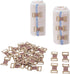 Sorcristy 30 Pack Elastic Bandage Clips, Bandage Wrap Clips Stretch Metal Clip, Swathe Fasteners Pins, Replaceable