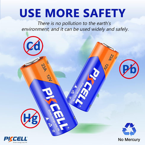 PKCELL A23 23A 12V 12V 23AE Battery(10 Count) Alkaline Battery Specialty