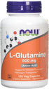 Now Foods Glutamine 500mg Capsules, 120 CT