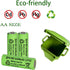 16 Packs 1.2V AA 300mAh Ni-MH Rechargeable Batteries for Outdoor Solar Lights