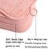 Reusable Makeup Remover Cloths - Soft Microfiber Facial Cleansing Pads for Face, Eye, Lips (12 Pack, Coral)