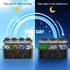 Wangculiao 2/3/4 (2PC Weekly Pill Organizer Travel, Times a Day, Double-Sided Opening Design, Portable Pill Box