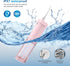 Mini Portable Water Flosser, Telescopic Tank, 4 Modes, IPX7 Waterproof, Teeth Cleaner for Home & Travel (Pink)