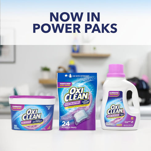 OxiClean Odor Blasters, Odor and Stain Remover Power Paks, 24ct