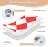 miaozhen 52" 34" Buffalo Plaid Red White Extra Large Resuable Baby Bed Pad Soft Absorbent Potty Training Pads Changing