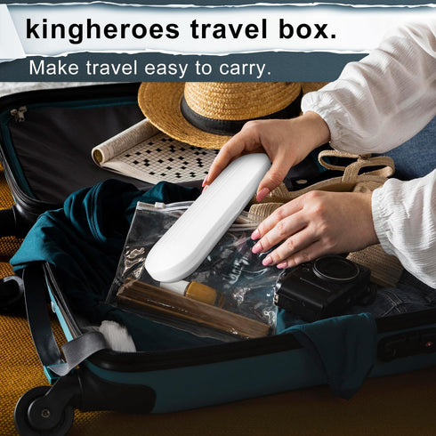 Electric Toothbrush Set with 8 Brush Heads & Travel Case, 4 Modes, 42000 VPM Motor