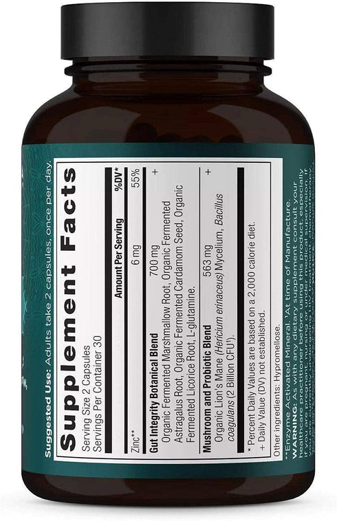 Gut Health Supplement by Ancient Nutrition | Leaky Gut Capsules, 60ct with Licorice Root, Gluten Free