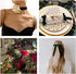 Velvet Ribbon 15 Yards 1 Inch Single Face Black, Perfect for Wedding, Gift Wrapping, Christmas Wreath, Hair Bows &