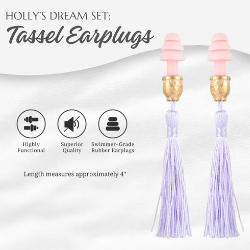 Utopiat Audrey Hepburn Style Silk Sleep Mask & Ear Plugs Set for Women | Cute Eye Mask Sleeping Beauty