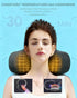 MANLAISHI Tissue,2-in-1 3D Neck Massager Pillow with Heat and Vibration for Pain Relief Deep Neck Massage Pillow