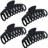 OWIIZI Large Hair Claw Clips for Women, 4.3" Matte Jumbo Non-Slip Clips for Long Thick Hair (4 Packs)