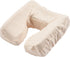 Master Massage Pack of 6 Flannel Face Cradle Covers, 100% Cotton, Off White