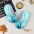 Contact Lens Case, Contact Case Kit, 2 in 1 Double Sided Portable Contact Lense Case and Eyeglasses Case, with Marbling, Multifunction, Durable, Compact, Portable Storage Kit