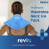 REVIX XL Neck Ice Packs for Injuries, Reusable Hot and Cold Compress for Neck and Shoulders Pain, 2 Packs.